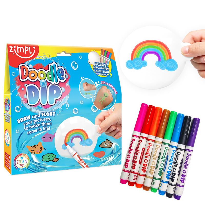 Creative Toy Zimpli Kids Doodle N Dip Con 8 Rot... image number null