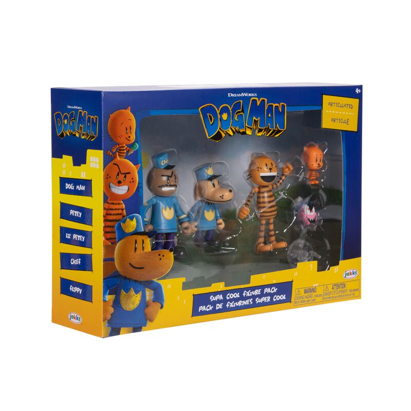 Set De Figuras De Acci&oacute;n Dog Man Movie Con Figu... image number null