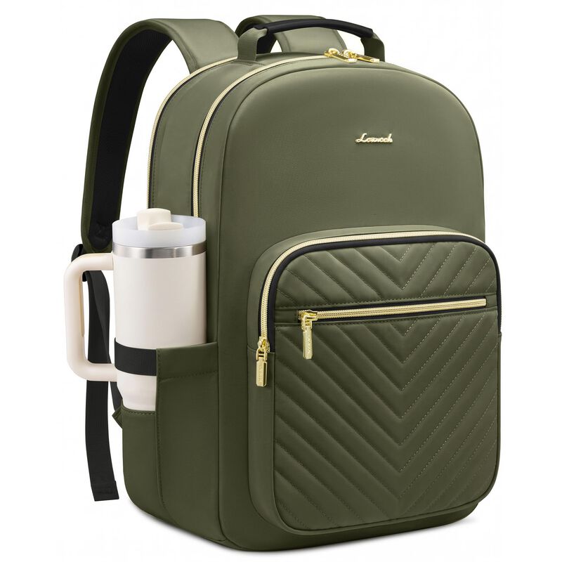 Mochila Lovevook 15.6" con Porta Termo Verde Ol... image number null