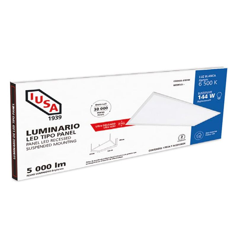 Panel Led Rectangular Con Tensores 60 W image number null