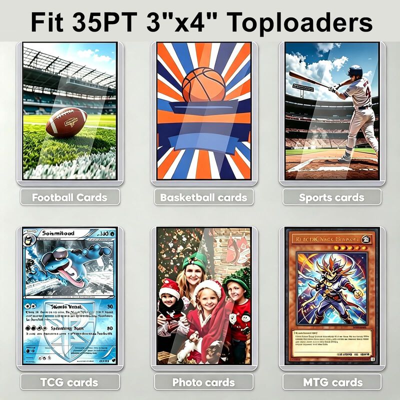 Carpeta Anixitech 640 Tarjetas Con Toploader De... image number null