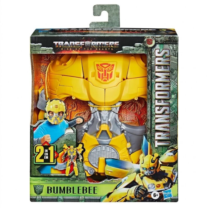 M&aacute;scara Bumblebee 2 En 1 Ajustable 15 Pasos Rol... image number null