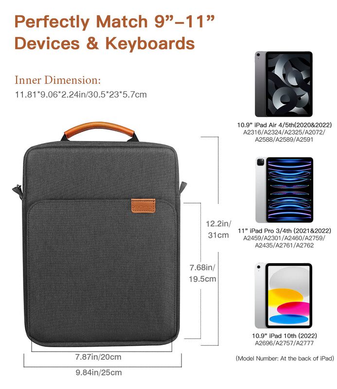 Funda Para Tableta Moko Ipad Pro M4/air M2 De 9... image number null