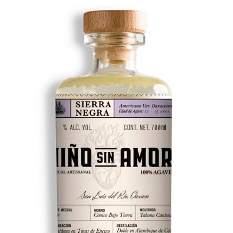 Mezcal Artesanal Destilado Ni&ntilde;o Sin Amor Sierra... image number null