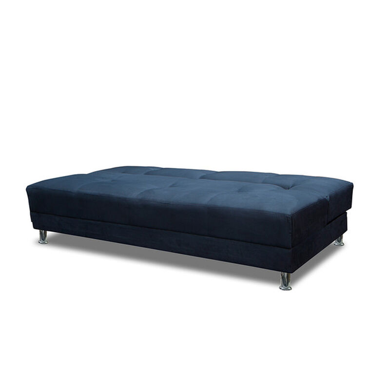 Sofá Cama Skannor de Lino Azul Marino image number null