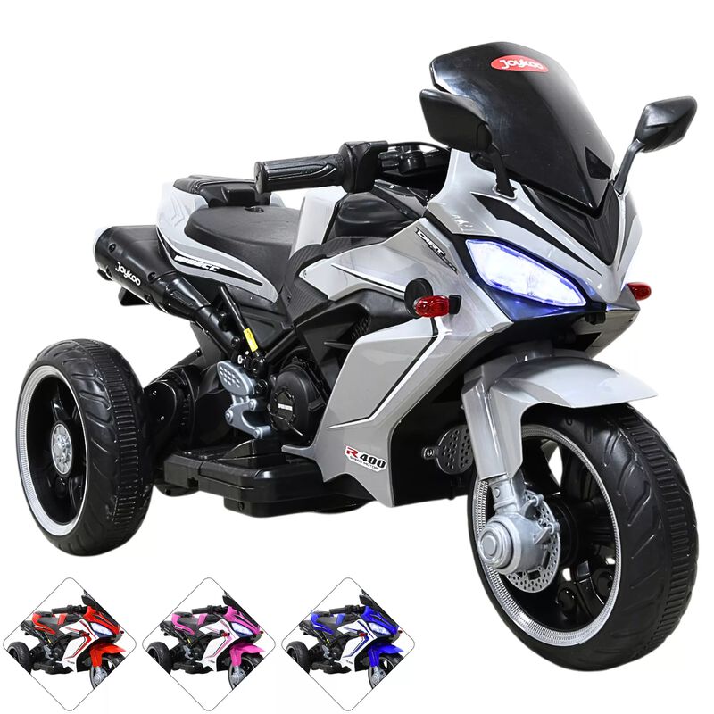 Moto El&eacute;ctrica Deportiva Para Ni&ntilde;os 3 Ruedas Bl... image number null