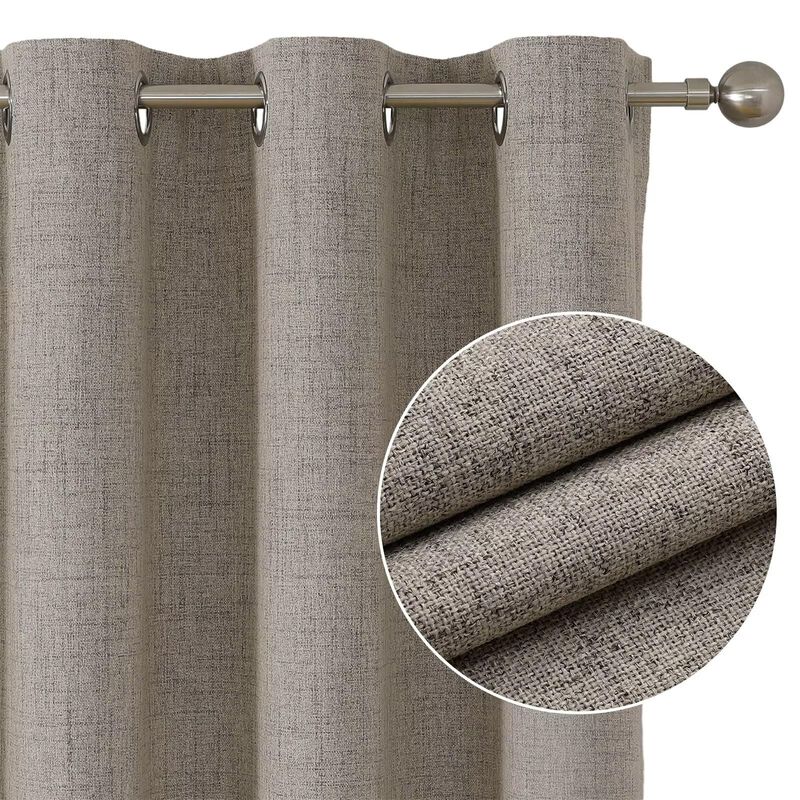 Cortinas Joydeco 2 Paneles 265x274cm Imitaci&oacute;n ... image number null