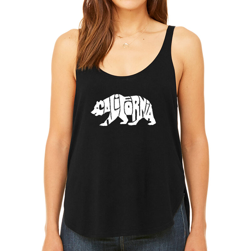 Tank Top Holgado Word Art Para Mujer - Oso de C... image number null