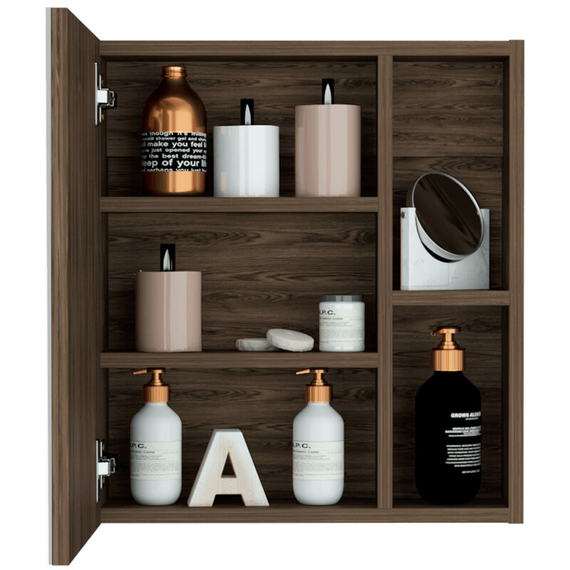 Gabinete Para Baño Labell Chocolate Con Puerta ... image number null