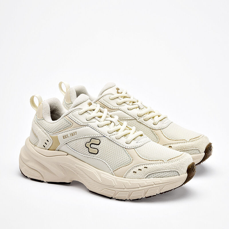 Charly tenis para mujer beige cod 139589-E image number null
