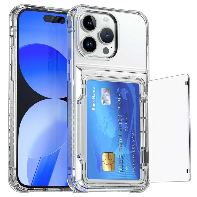 Funda TEKKU TPU Tarjetero para iPhone 15 PRO MA... image number null