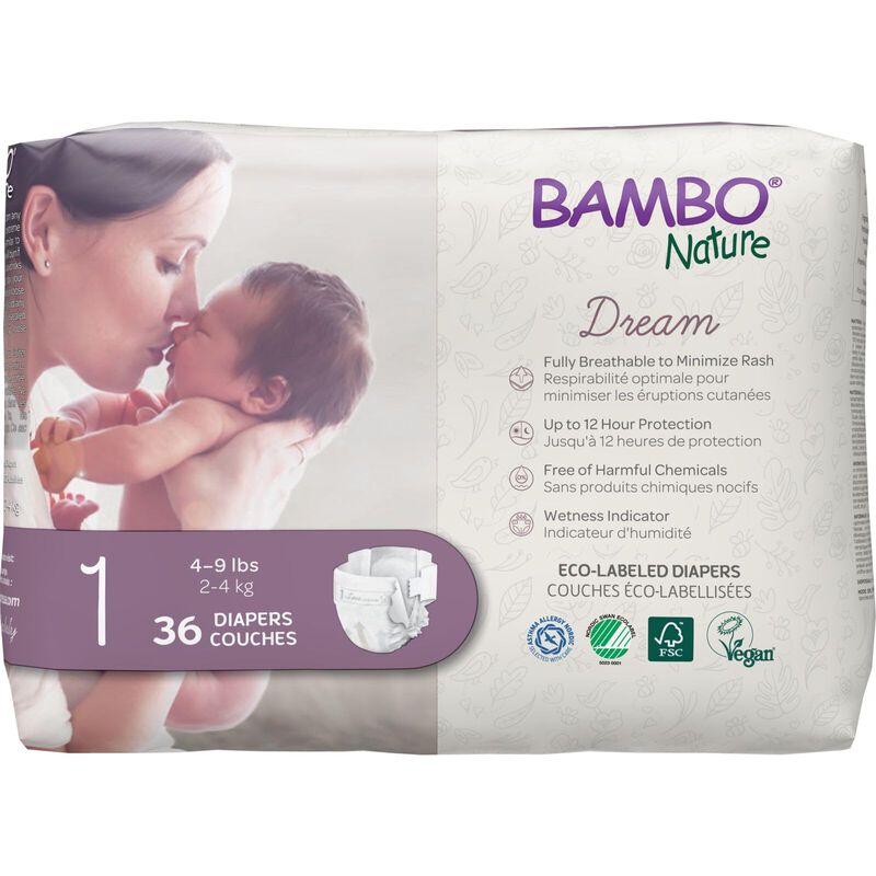 Pa&ntilde;ales Para Beb&eacute;s Bambo Nature Hipoalerg&eacute;nicos... image number null