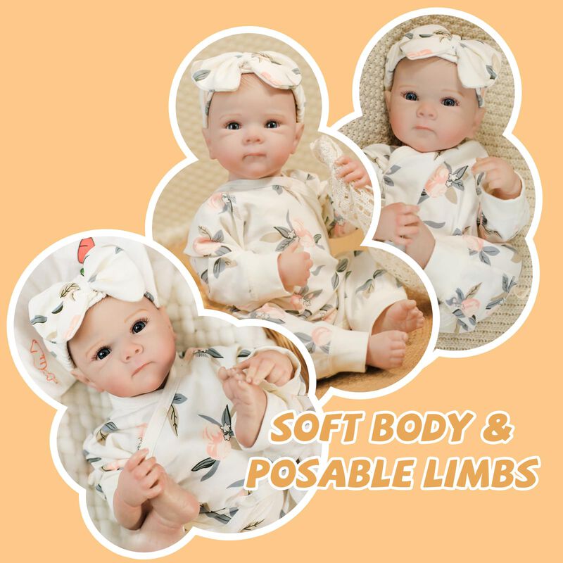 Mu&ntilde;eca Reborn Babeviimt Lifelike De 50 Cm Con A... image number null
