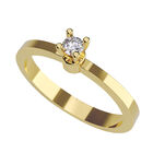 Anillo de Compromiso en Oro Amarillo 10K con Circonia -  Talla:8/ FJ772-10Y-CZ-8