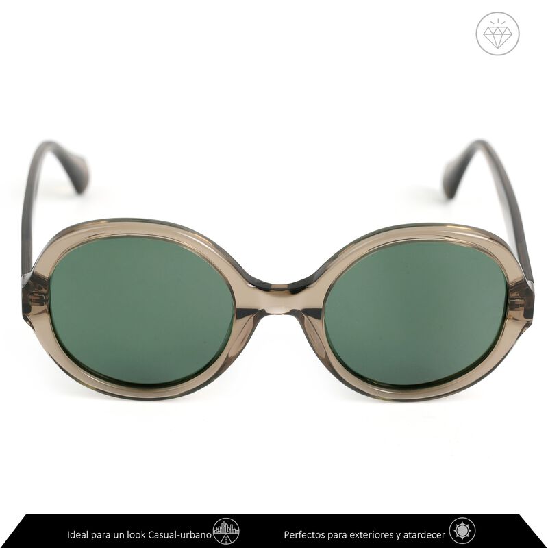 Lentes De Sol Xolek 115 Acetato Retro Fuego Uv ... image number null