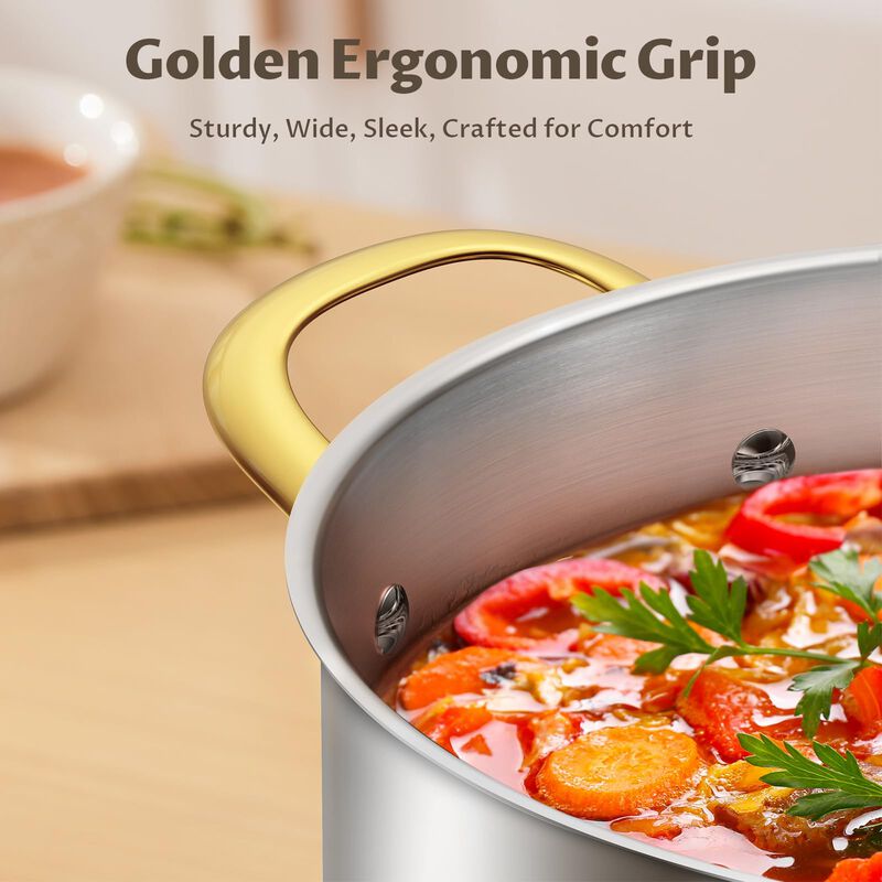Olla de Caldo Bezia 12 Qt Acero Inoxidable con ... image number null