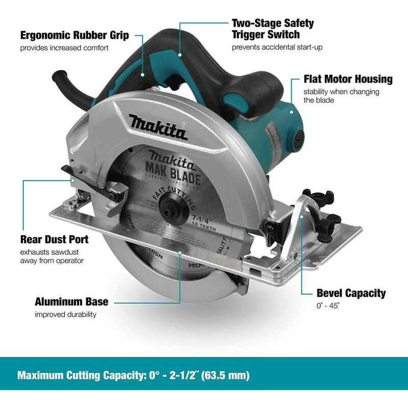 Sierra Circular Makita 7 1/4" 1200w Profesional... image number null