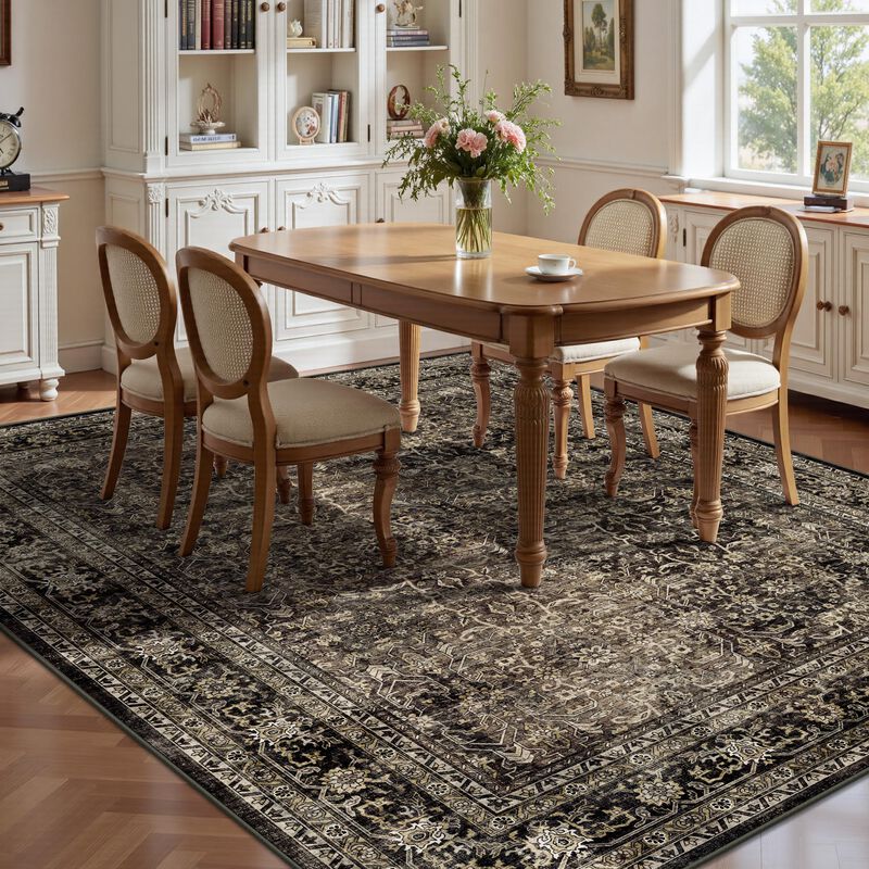 Alfombra Yarooge 203x254 Cm Lavable Vintage Boh... image number null
