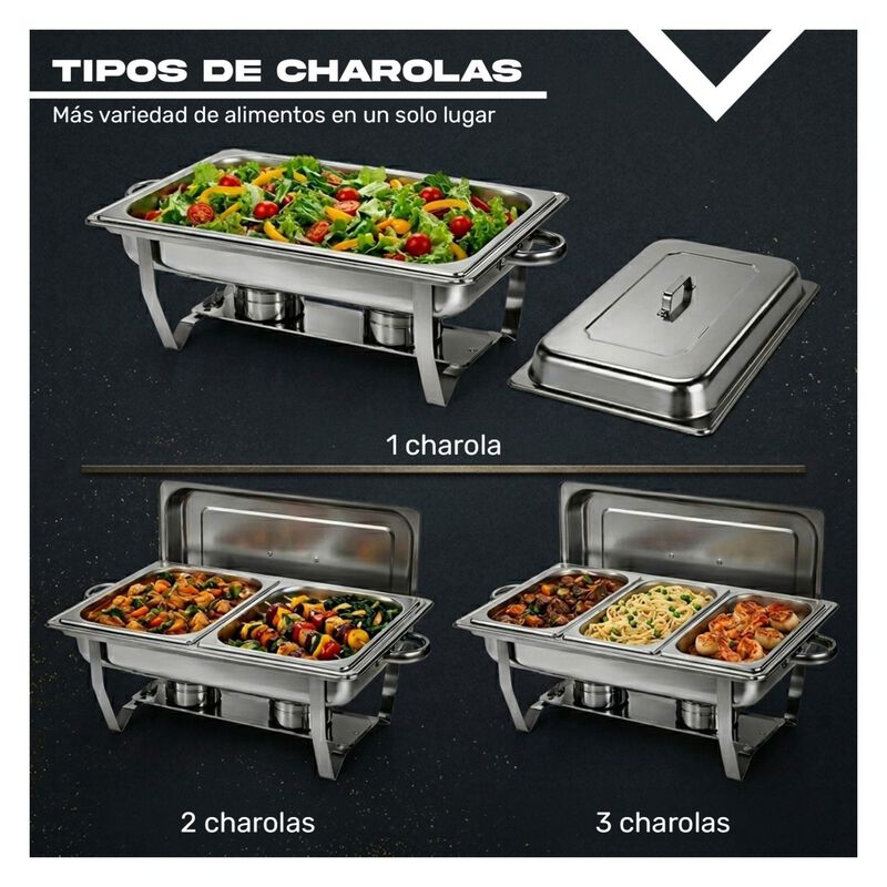 Bufetera Chafer 3 En 1 Acero Inoxidable 11l Cat... image number null