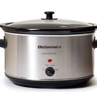 Olla De Cocci&oacute;n Lenta Elite Gourmet Mst-900v 8,5 L De Acero Inoxidable