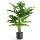 Planta Artificial Der Rose Monstera De 70 Cm De Altura Con Maceta
