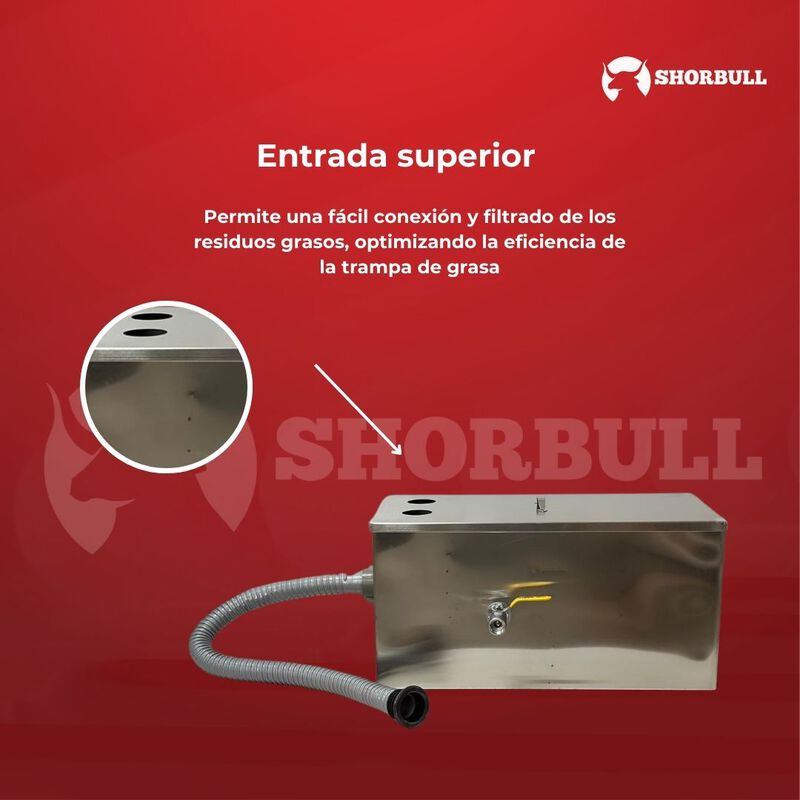Trampa de Grasa 55cm x 27cm Shorbull Alta Calid... image number null