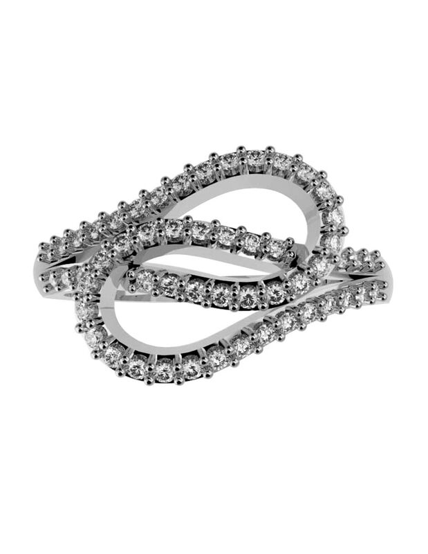 Anillo de Compromiso en Oro de 14K con Circonia... image number null