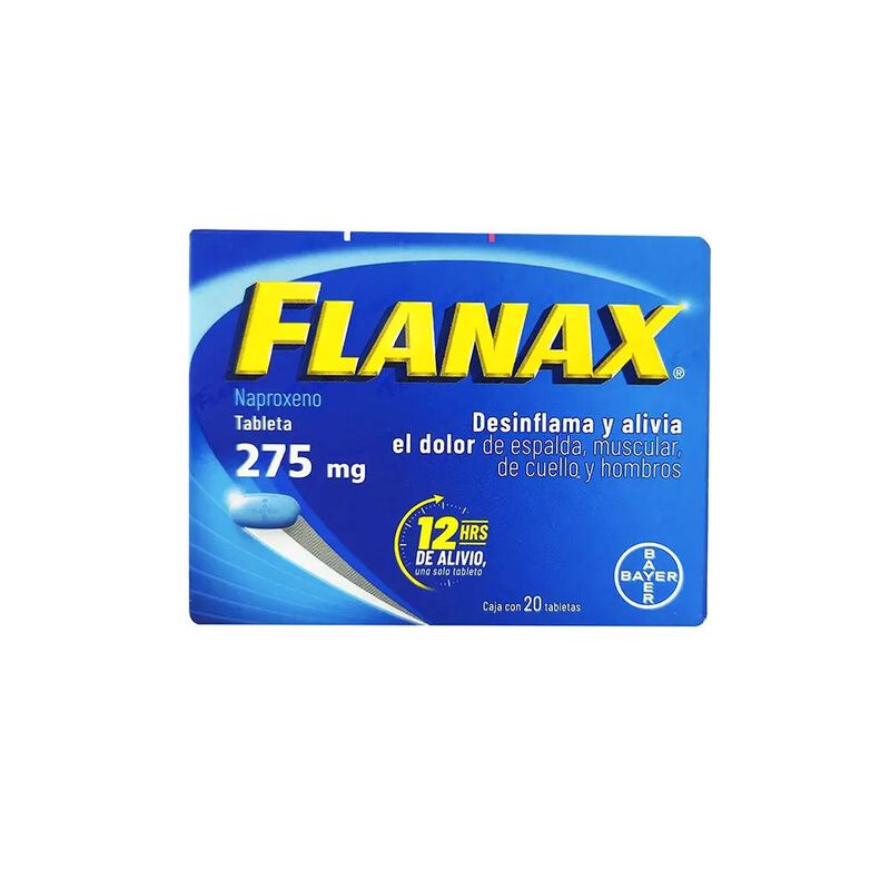 Flanax 275 Caja Con 20 Tabletas image number null