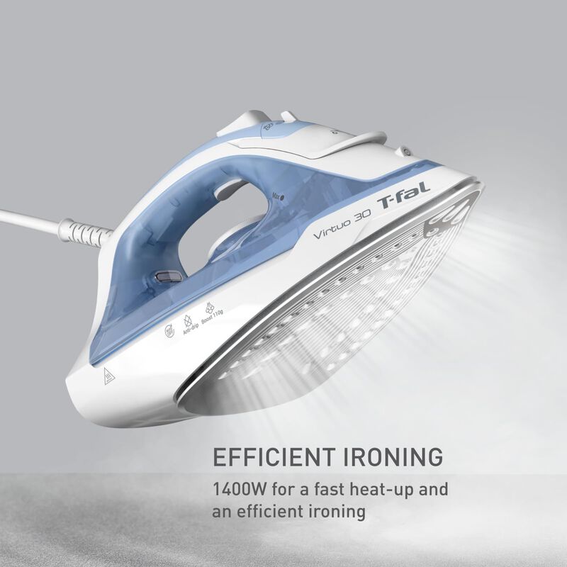 Plancha Textil T-fal Virtuo 1400w Con Suela De ... image number null