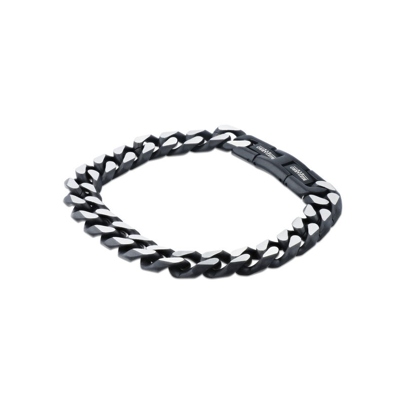 Pulsera De Acero En Color Negro Para Caballero image number null