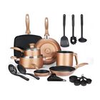 Bater&iacute;a De Cocina T-fal B953sn84 23 Piezas Aluminio Bronce-dorado Ort