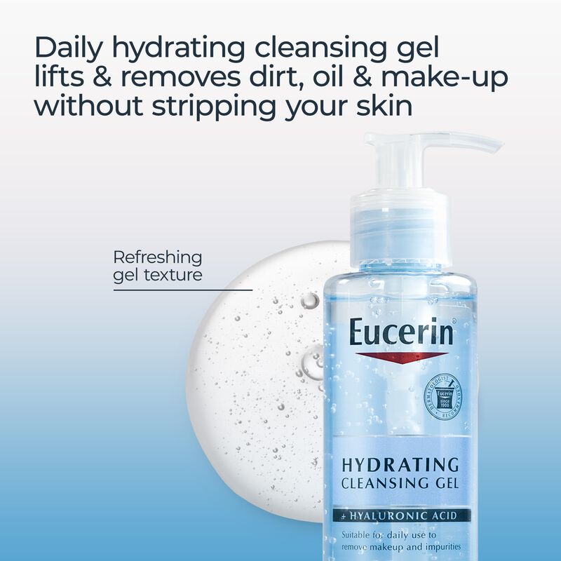 Gel Limpiador Eucerin Hydrating Con &Aacute;cido Hialu... image number null