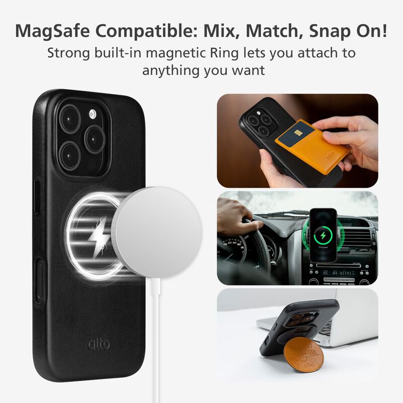 Funda De Piel Magn&eacute;tica Compatible Con Iphone 1... image number null