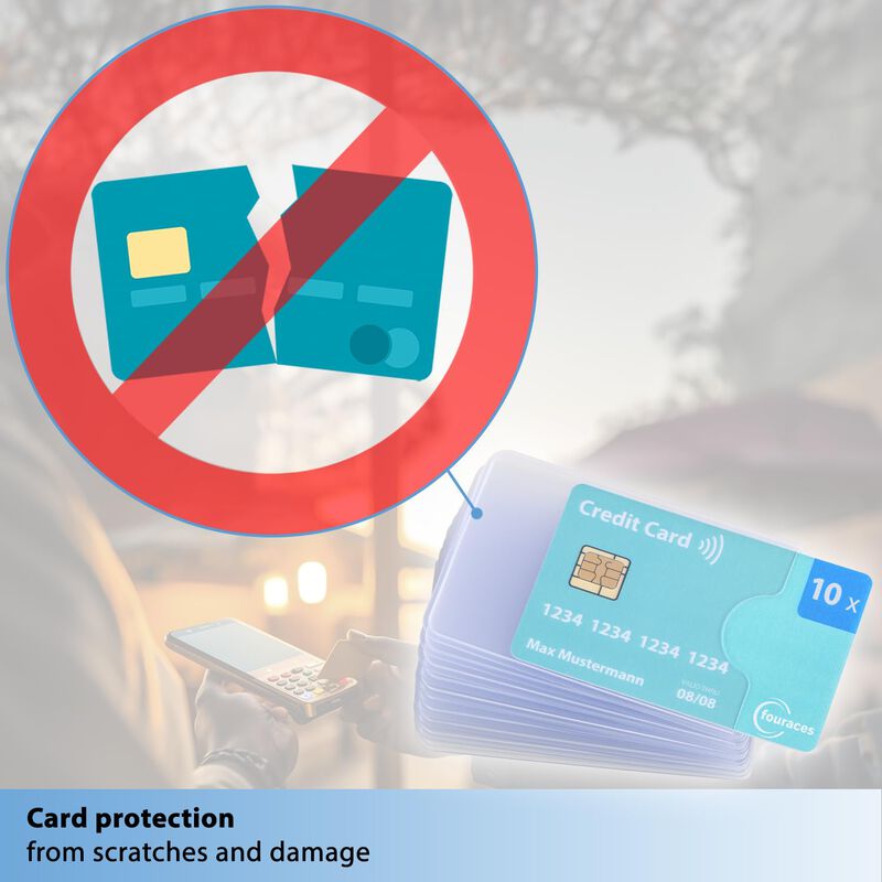 Fundas Protectoras Transparentes Para Tarjetas ... image number null