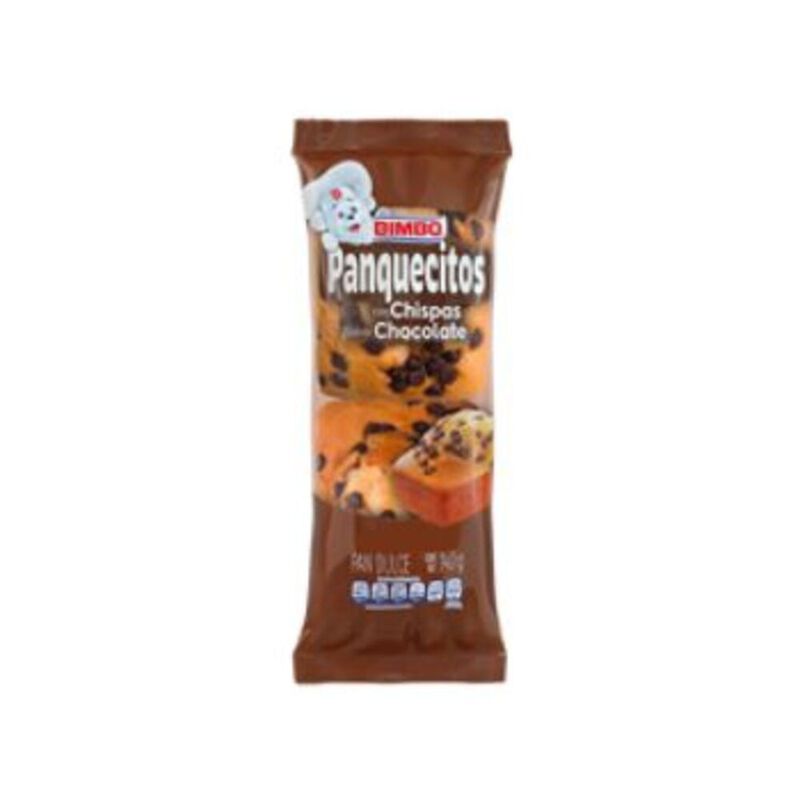 PANQUECITOS GOTAS CHOCO2P BIMBO 140GR image number null