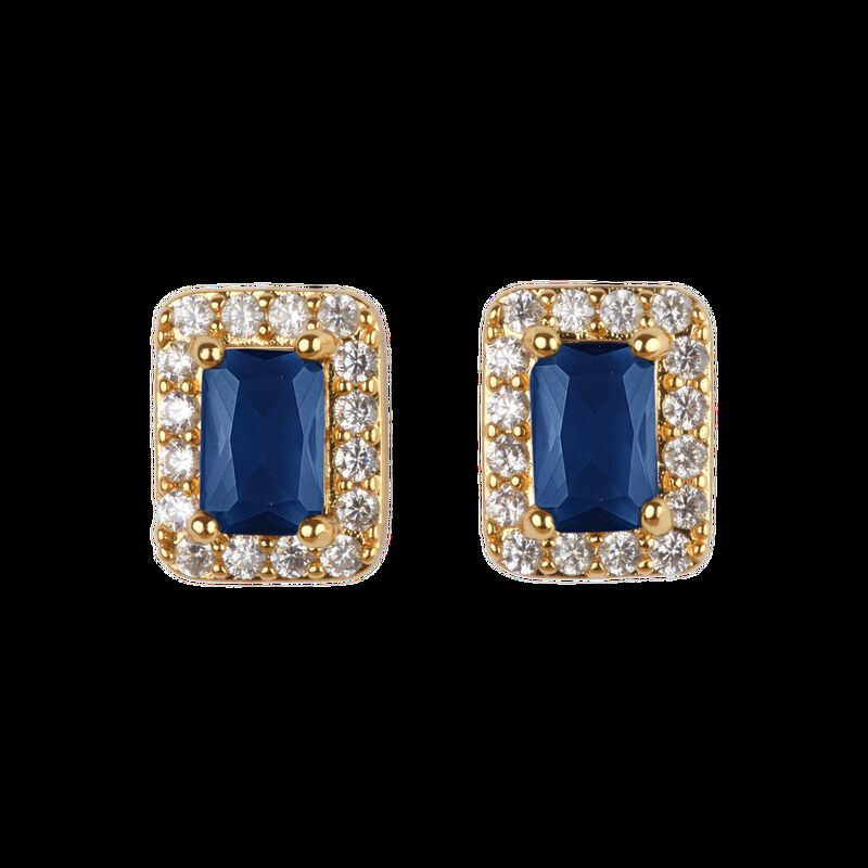 Aretes Mujer Oro 14k Plata Zirconias, Regalos M... image number null