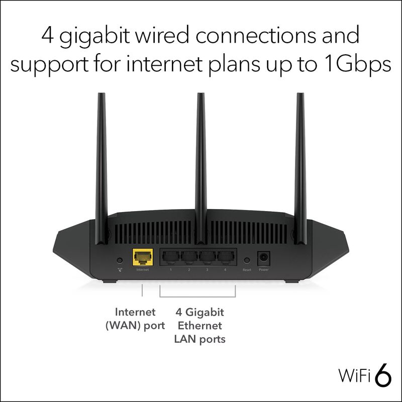 Router Wifi 6 Netgear Nighthawk Rax36 Ax3000 De... image number null