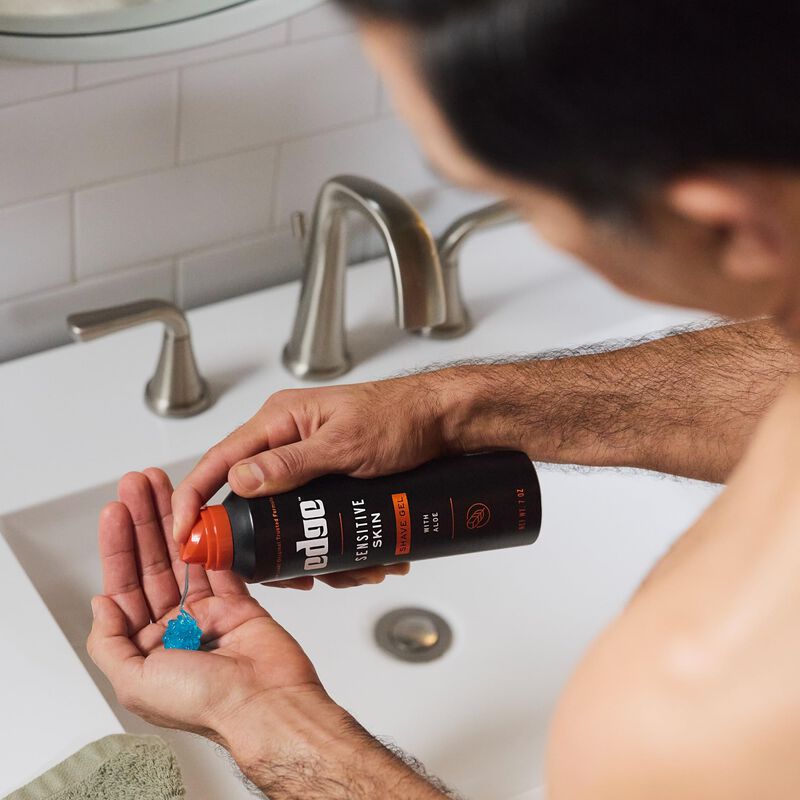Gel De Afeitar Edge Para Hombre, Piel Sensible,... image number null
