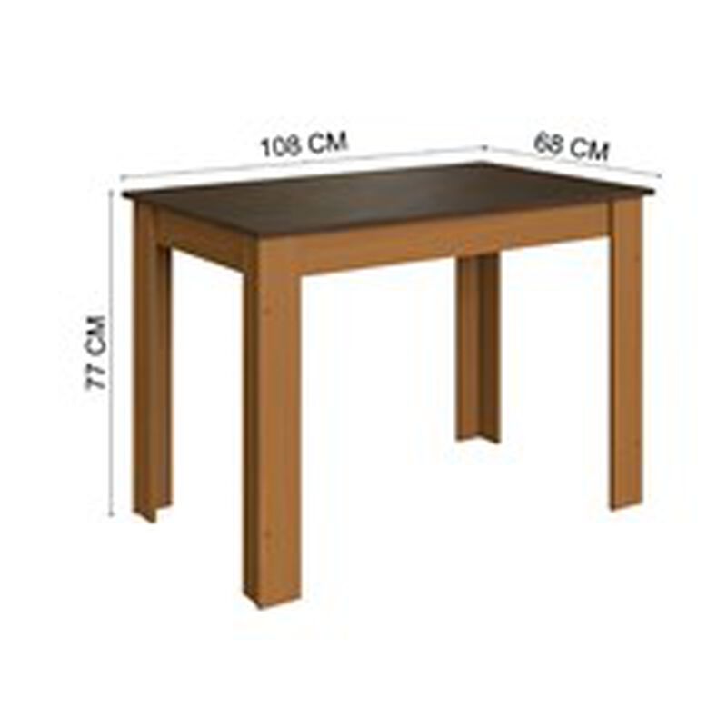 Set De Comedor Con Mesa Y Cuatro Sillas Base Ca... image number null