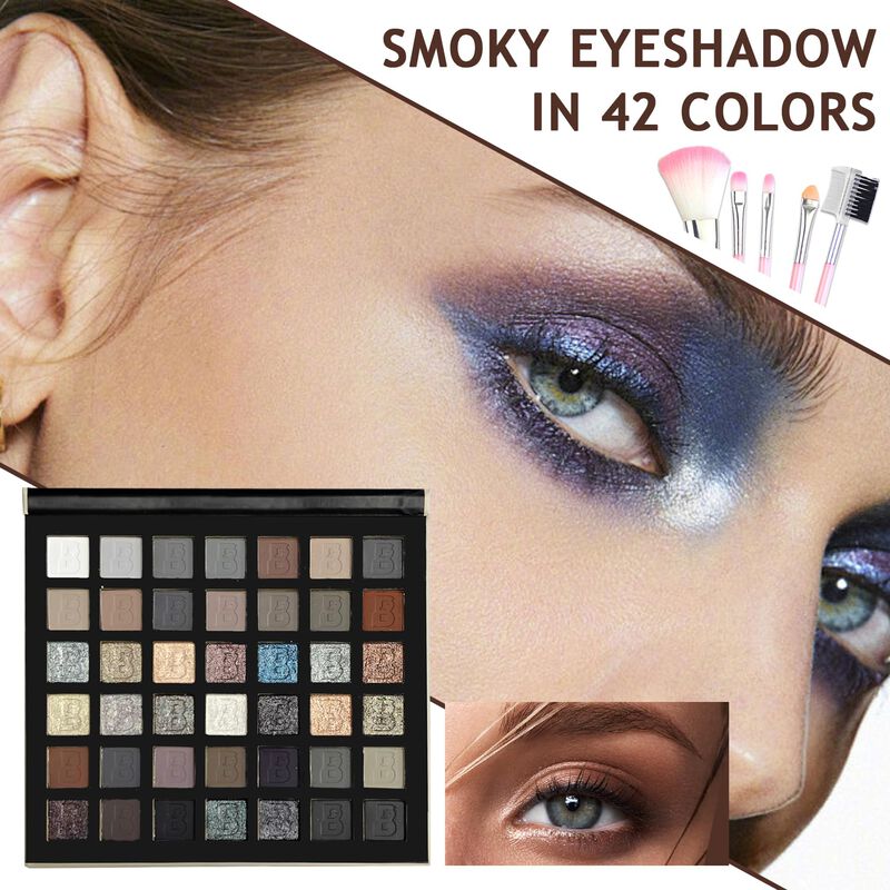 Paleta De Sombras De Ojos Xmxuemei 42 Colores M... image number null