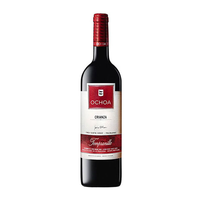 Vino Tinto Tempranillo Crianza Ochoa 750 Ml image number null