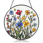 Cazador De Sol Iznomo 20 cm Decoraci&oacute;n Colgante De Vidrio Floral