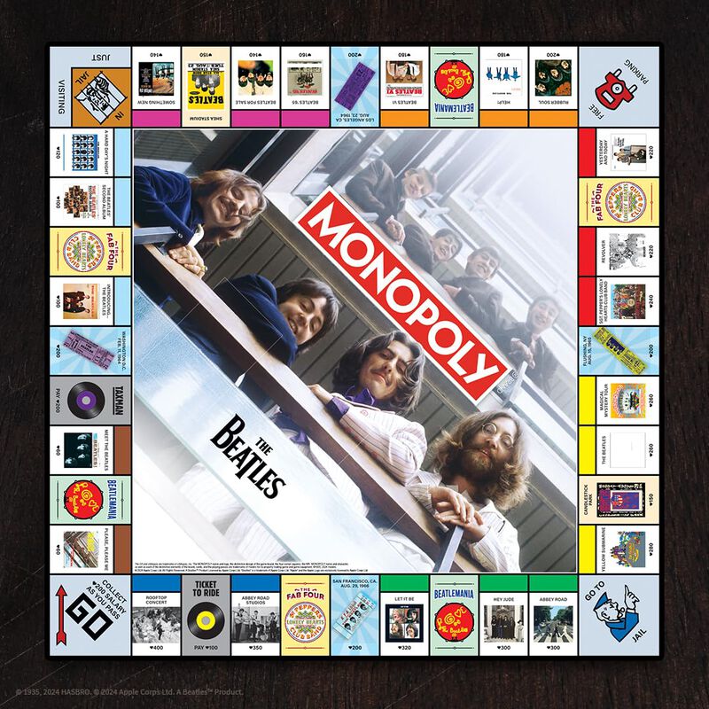 Juego De Mesa Usaopoly Monopoly The Beatles Roc... image number null
