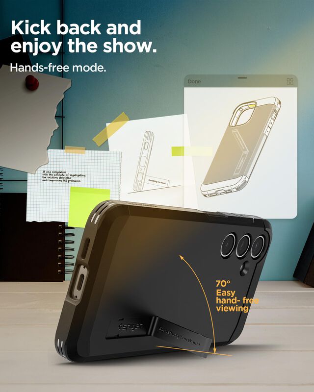 Funda Spigen Tough Armor Para Galaxy S24 Fe Con... image number null