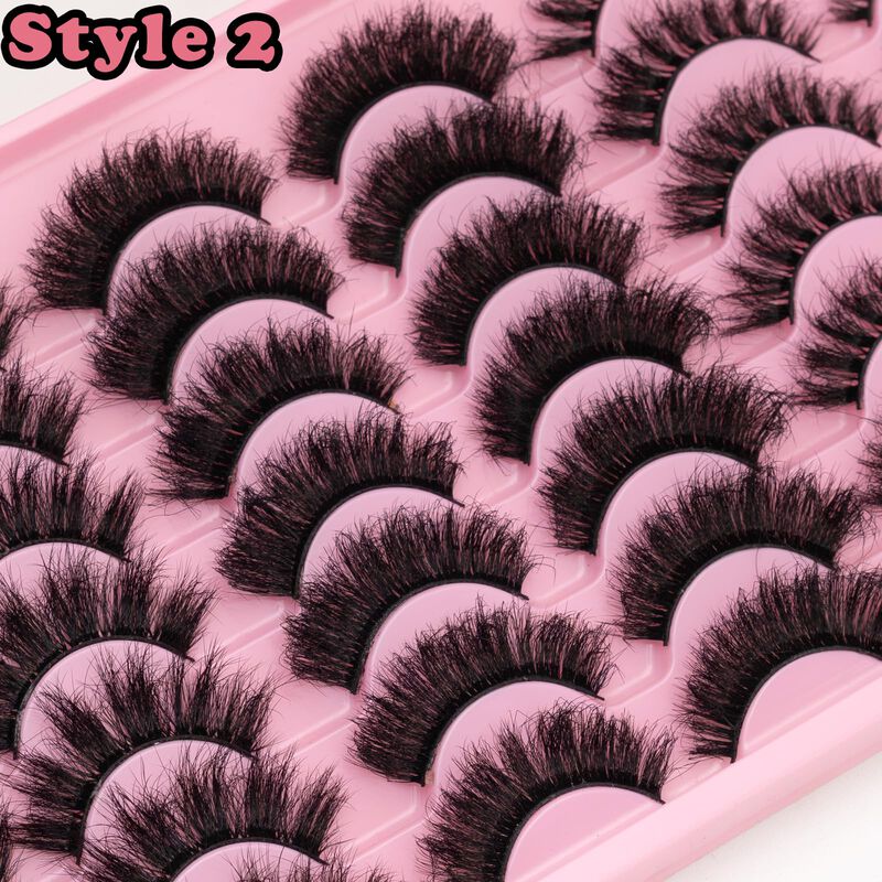 Pesta&ntilde;as Postizas Leafmoon 14-18 mm 21 Pares 8d... image number null