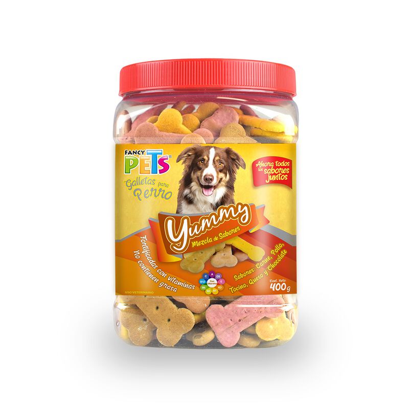 FANCY PETS. Yummy Galletas 400gr. Con Vitaminas... image number null