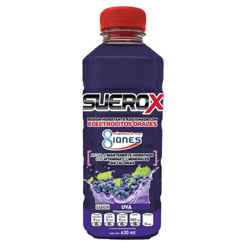 SUEROX8IONES ADULTO UVA 630 ML image number null