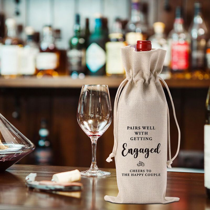 Bolsa De Vino Yuanhao 14 Cm X 33 Cm Regalo De C... image number null