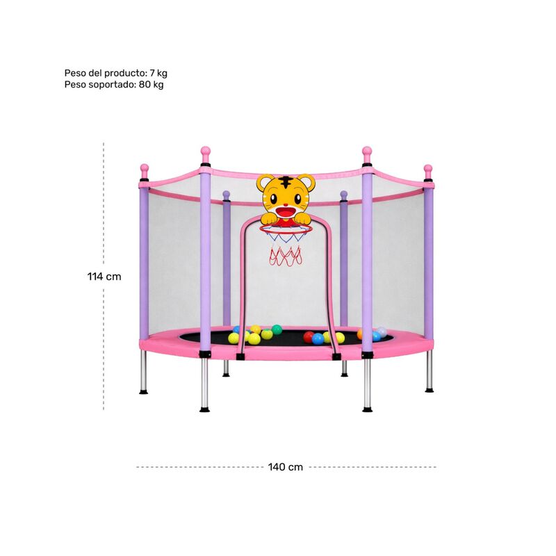 Trampolin Brincolin 55  Tumbling Infantil Canas... image number null