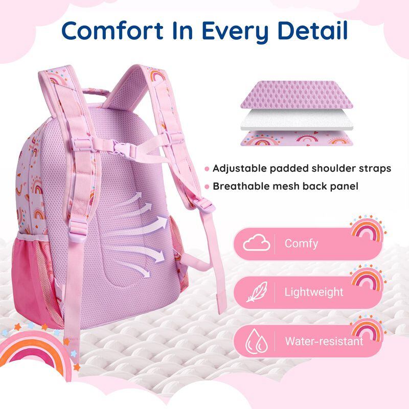 Mochila Mommore 40 cm 3‑en‑1 Set Escolar 4‑8 a&ntilde;... image number null